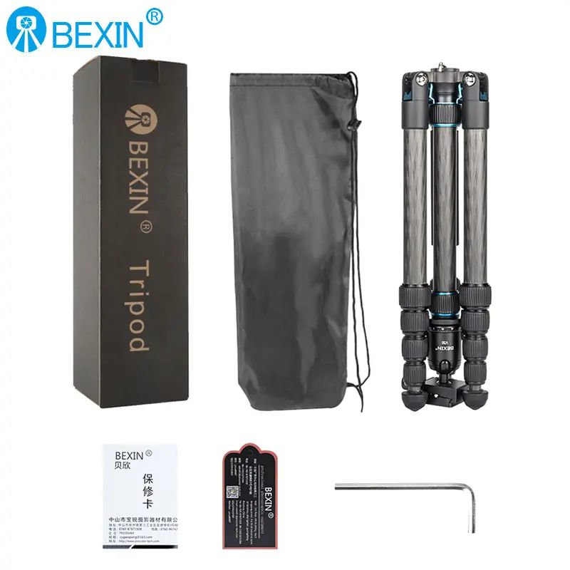 Bexin MS29C Carbon Fibre Travel Tripod | First Light Optics